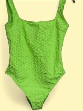 ASOS Lime Green One-Piece Swimsuit
